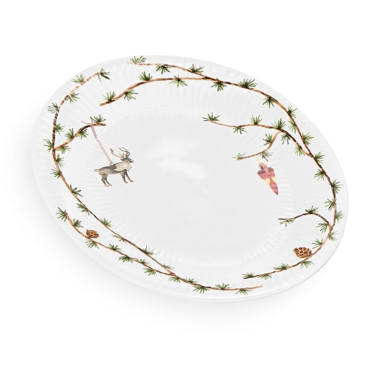 Hammershøi Christmas oval 碟 , 27x34 cm Kähler