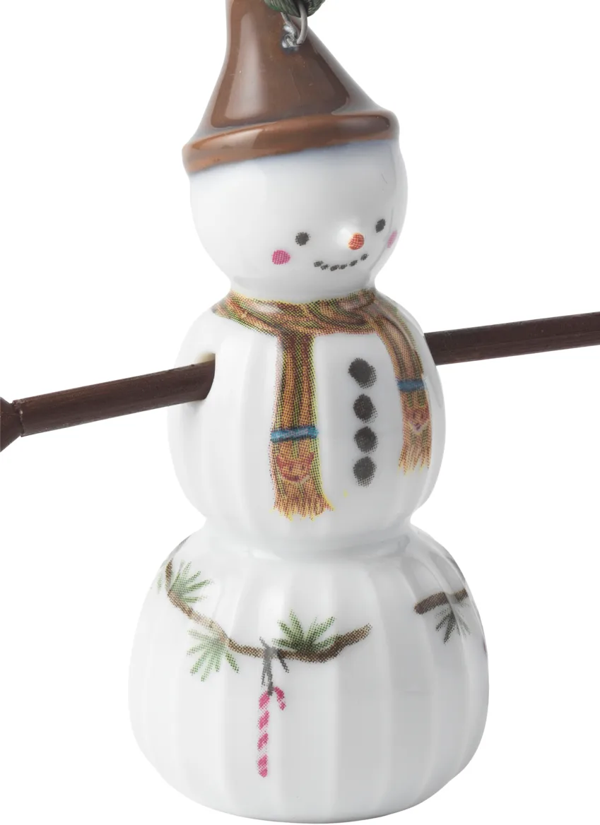Hammershøi Christmas snow boy hanging, 白色 Kähler