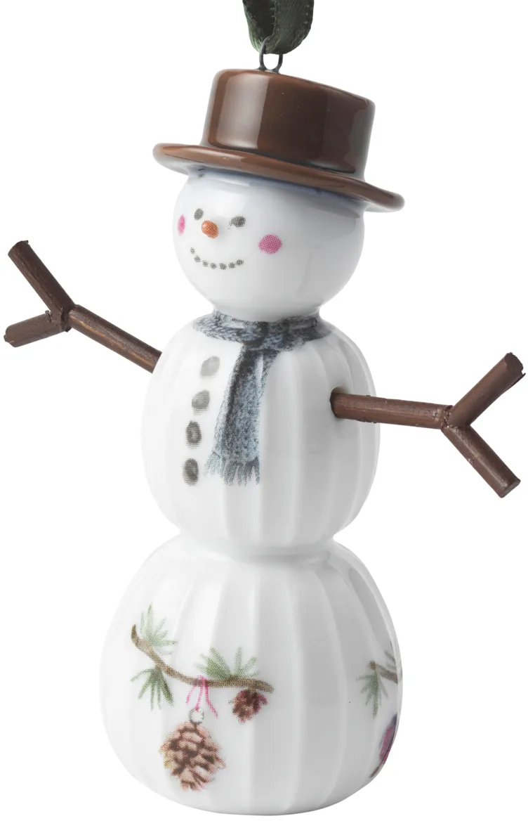 Hammershøi Christmas snowman hanging, 白色 Kähler