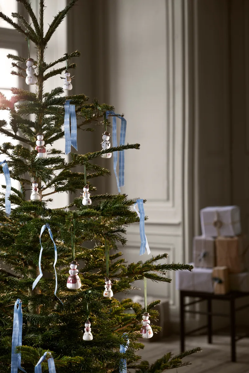 Hammershøi Christmas snowman hanging, 白色 Kähler