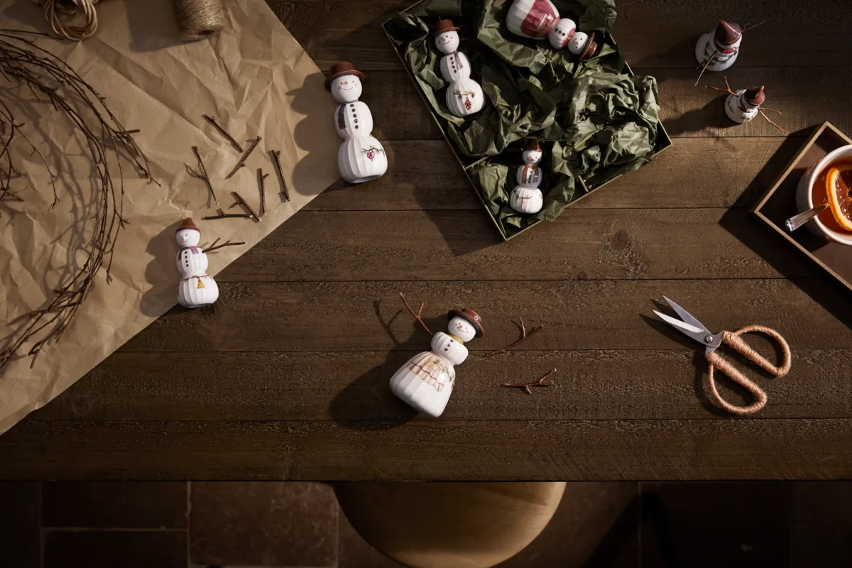 Hammershøi Christmas snowman, 白色 Kähler