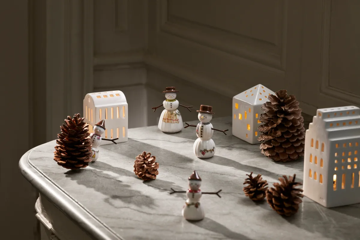 Hammershøi Christmas snowman, 白色 Kähler