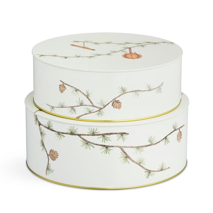 Hammershøi Christmas 储物罐 两件套装, White Kähler