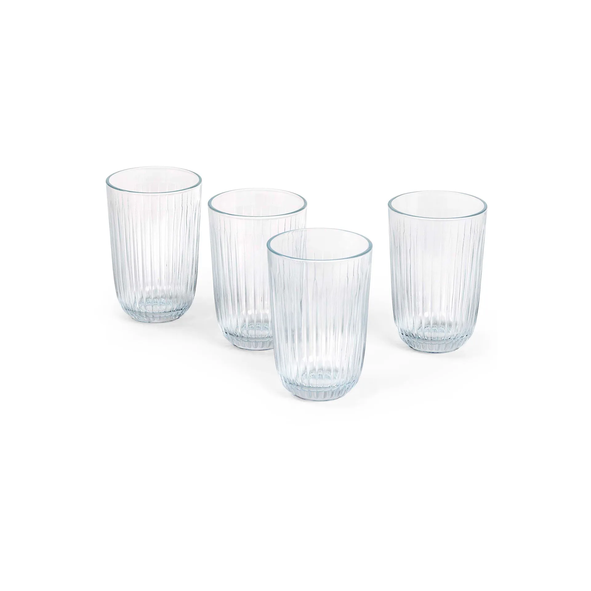 Hammershøi drinking glass 37 cl 四件套装, Clear Kähler