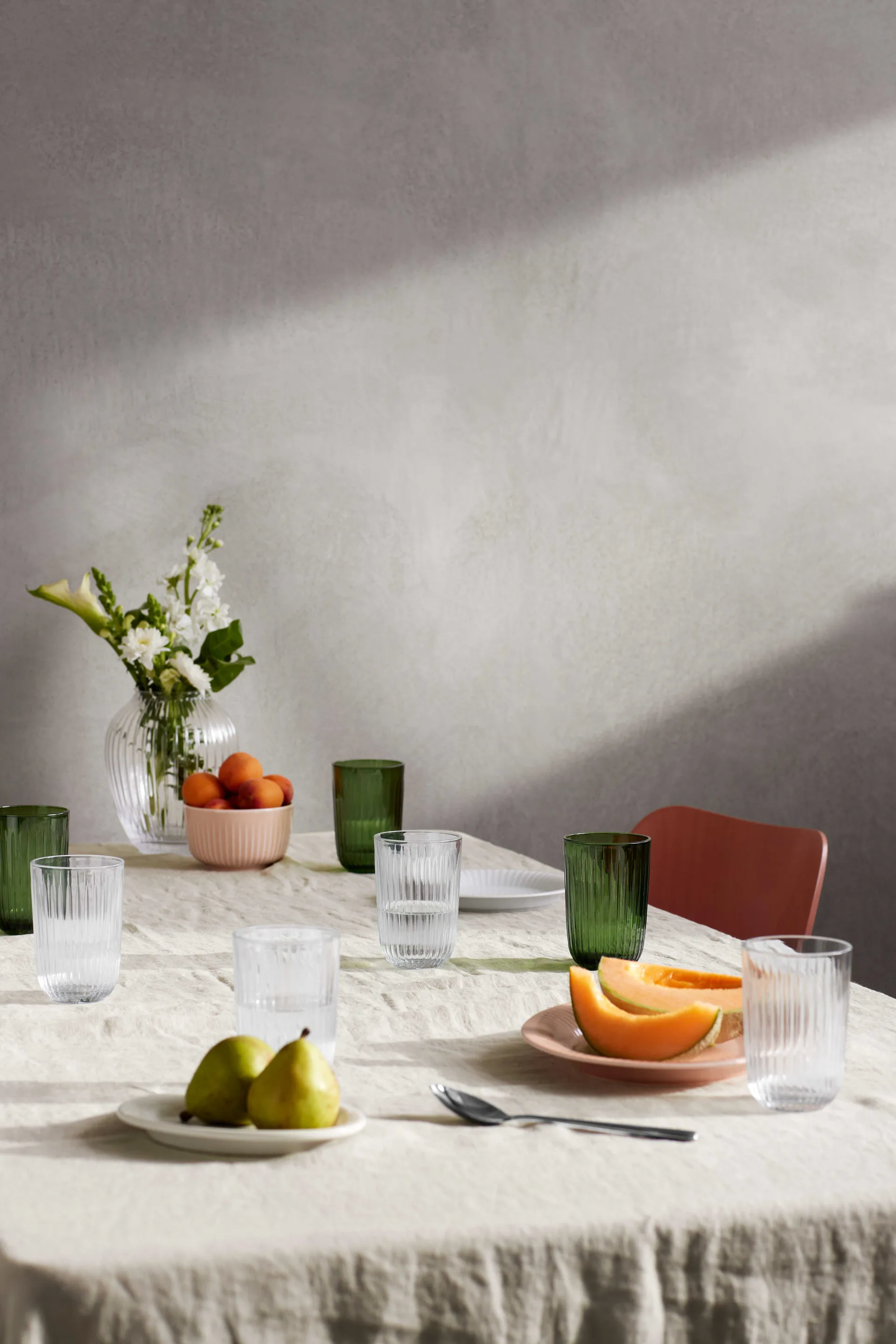 Hammershøi drinking glass 37 cl 四件套装, Clear Kähler