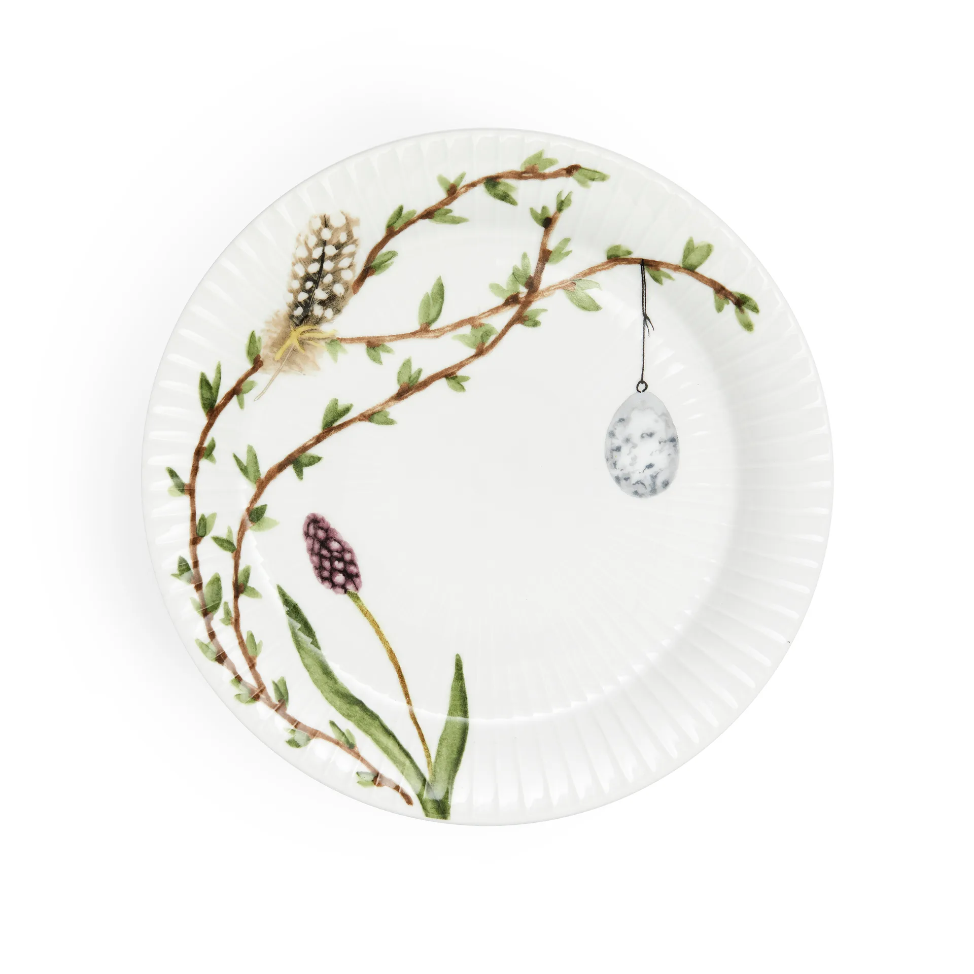 Hammershøi Easter small 盘子 22 cm, 白色 Kähler