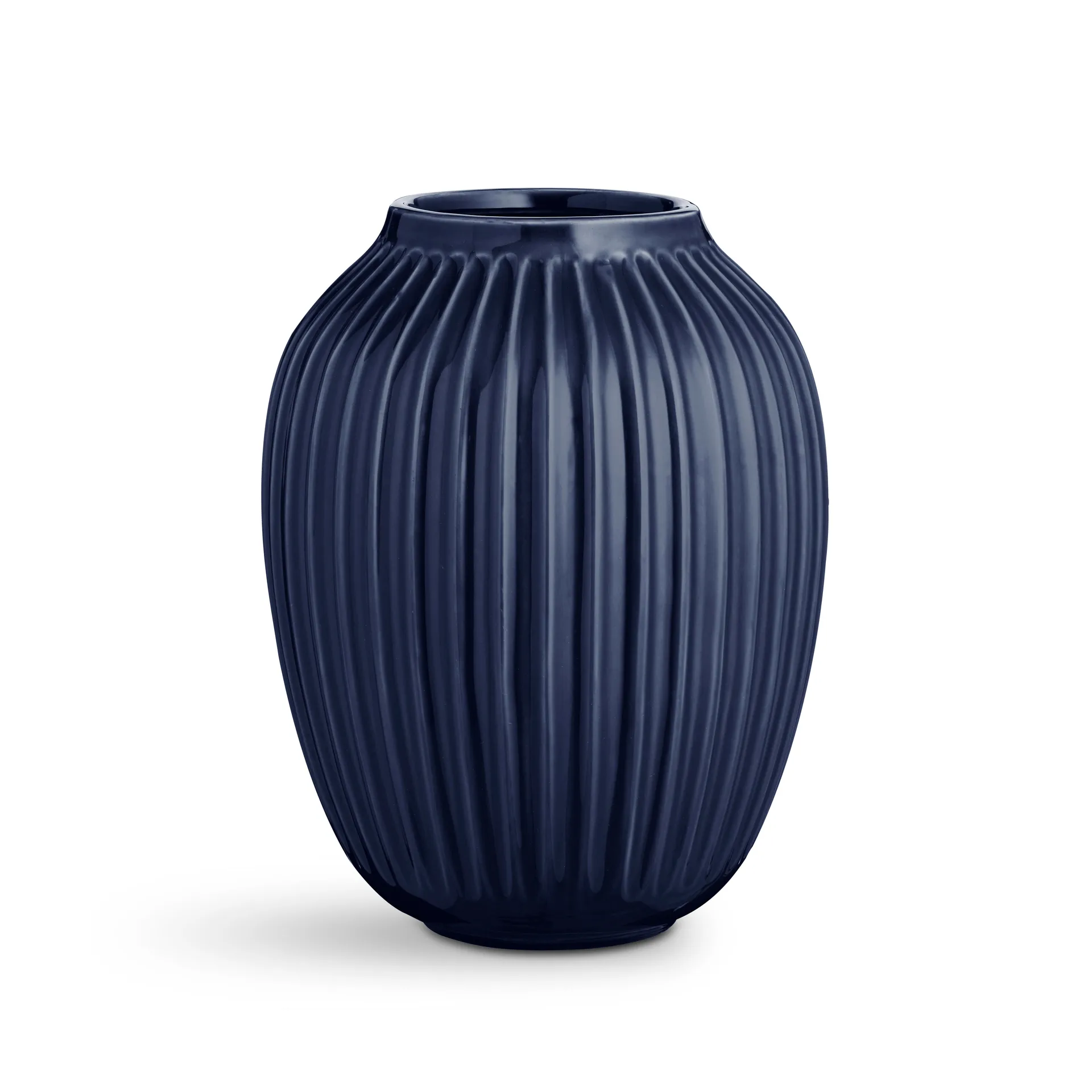 Hammershøi 花瓶 large, indigo Kähler