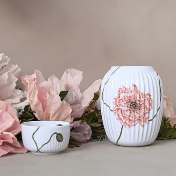 Hammershøi Poppy 花瓶 21cm - 白色 - Kähler