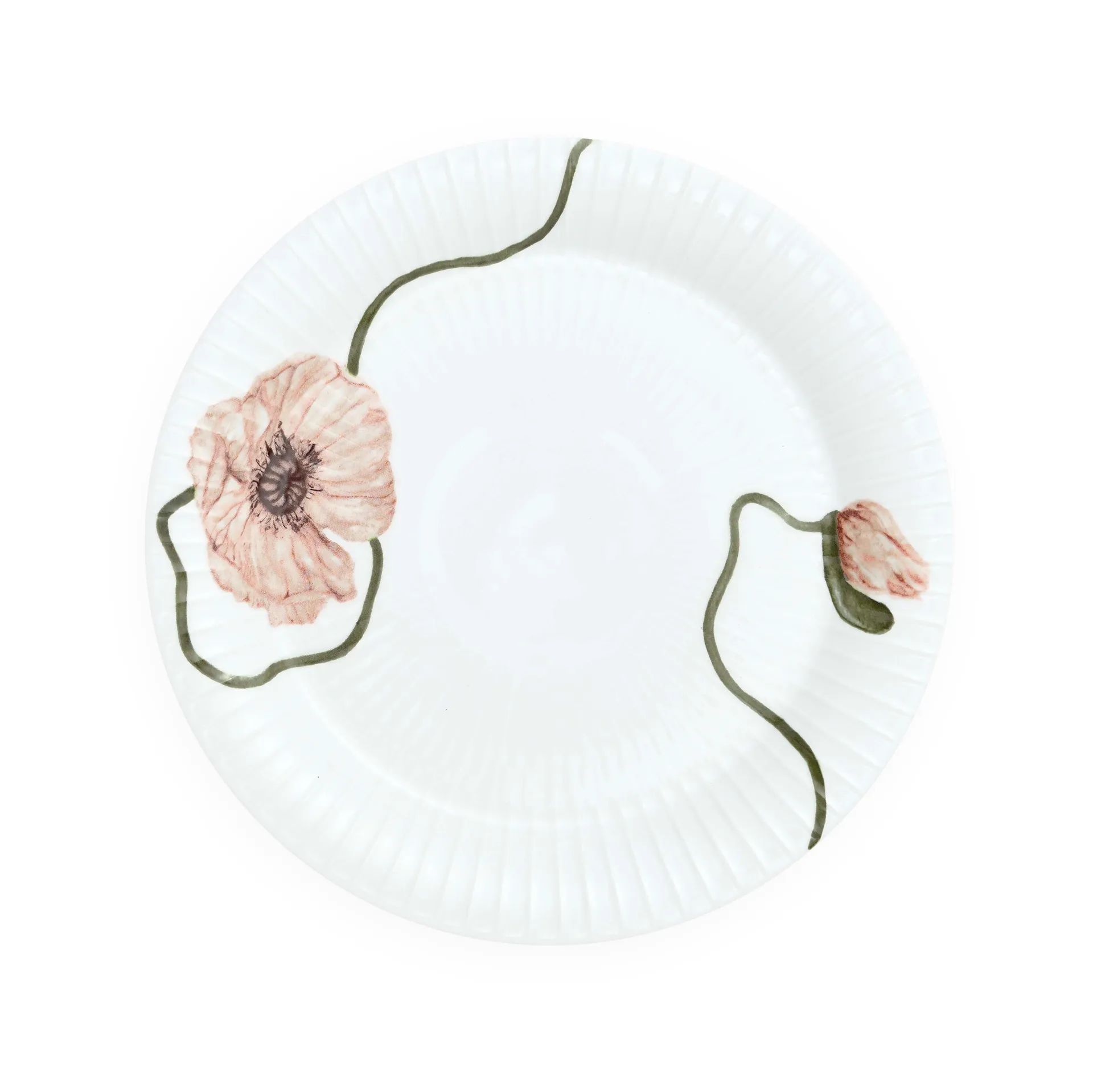 Hammershøi Poppy 小盘22cm, 白色 Kähler