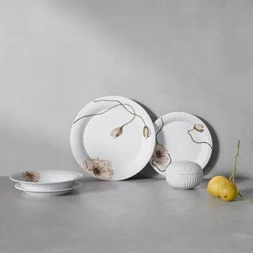 Hammershøi Poppy 小盘22cm - 白色 - Kähler