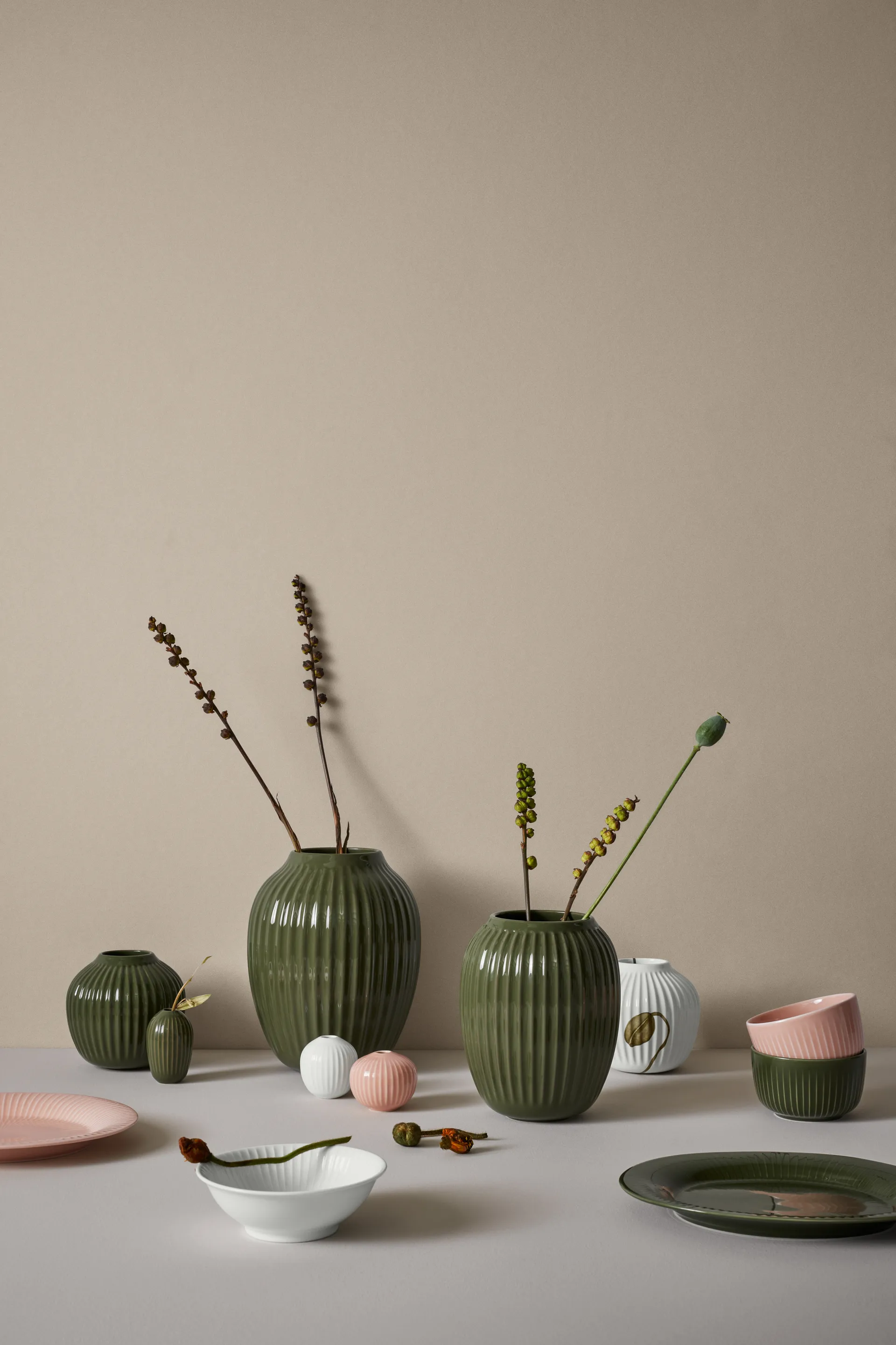 Hammershøi serving platter, Dark 绿色 Kähler