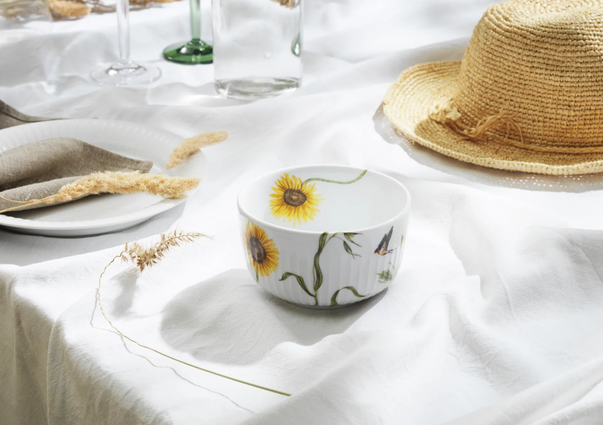 Hammershøi summer 碗 Ø12 cm, Sunflower Kähler