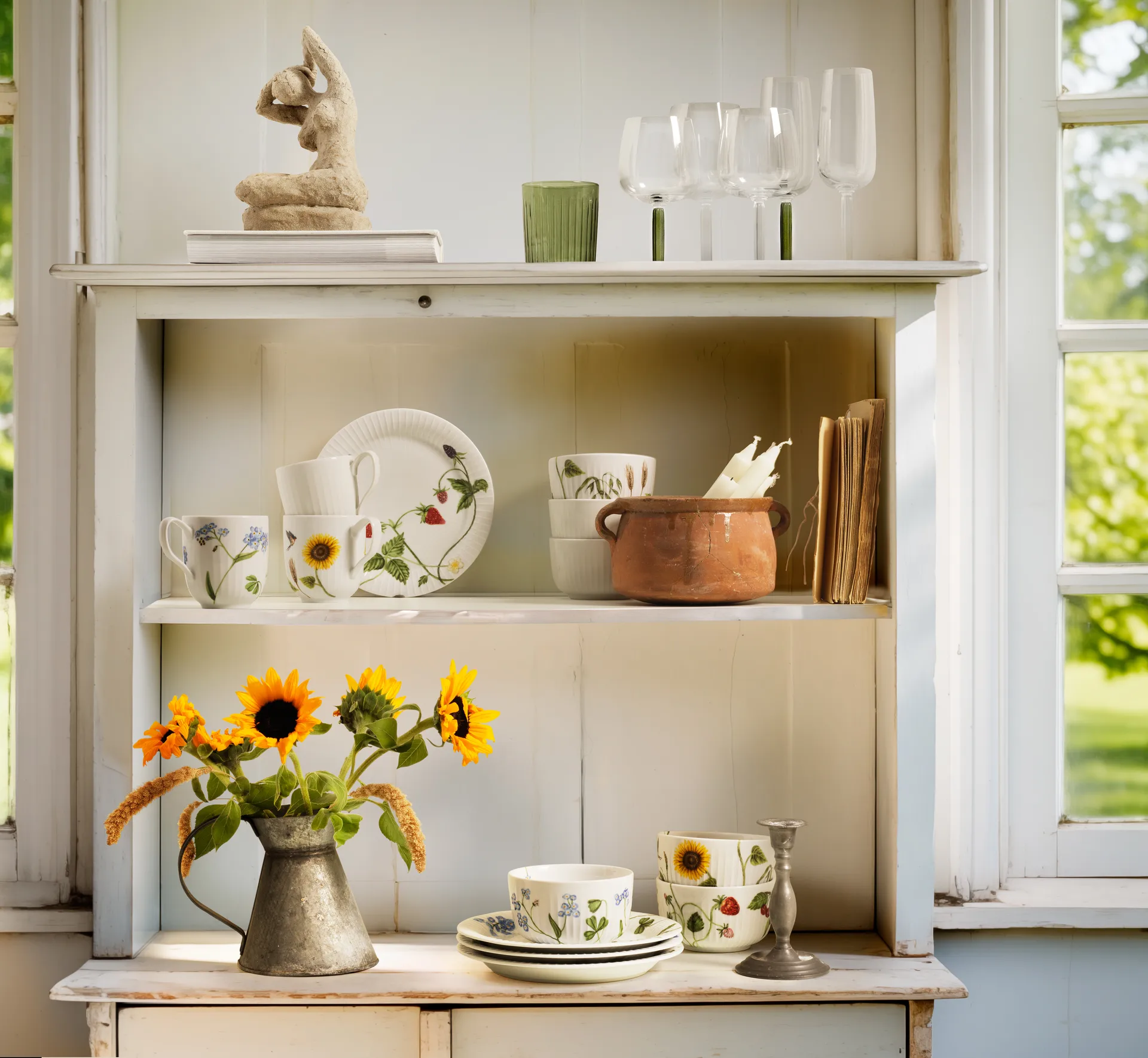 Hammershøi summer 碗 Ø12 cm, Sunflower Kähler