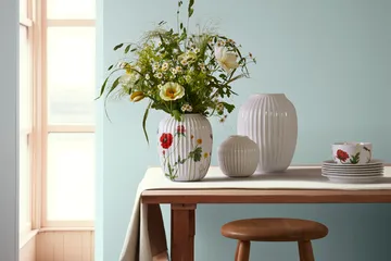 Hammershøi Summer 系列花瓶21厘米 - 野花图案 - Kähler