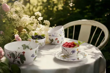 Hammershøi Summer 系列上菜碗直径21厘米 - 夏日莓果图案 - Kähler