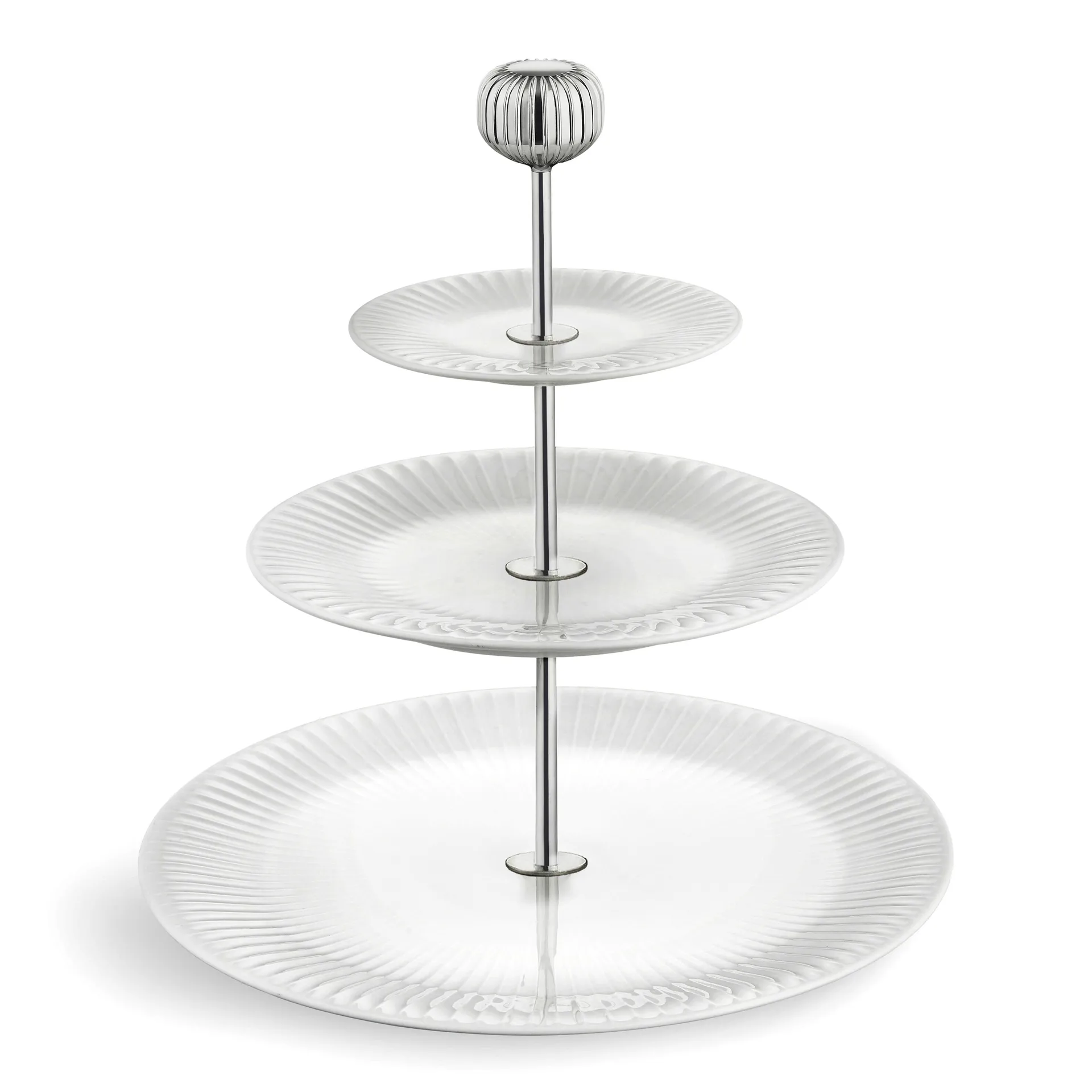 Hammershøi tier cake stand, 白色 Kähler