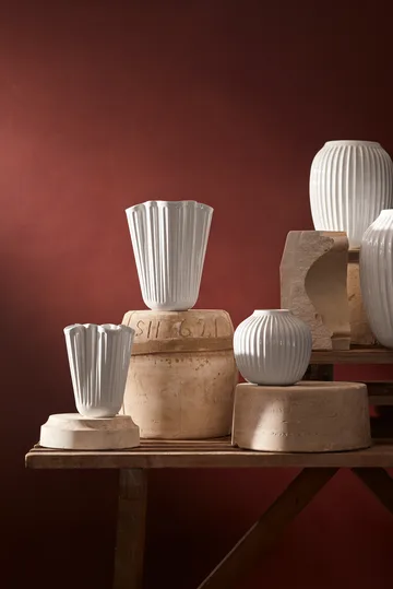 Hammershøi 花瓶 unfold - 白色的, 16,5 cm - Kähler