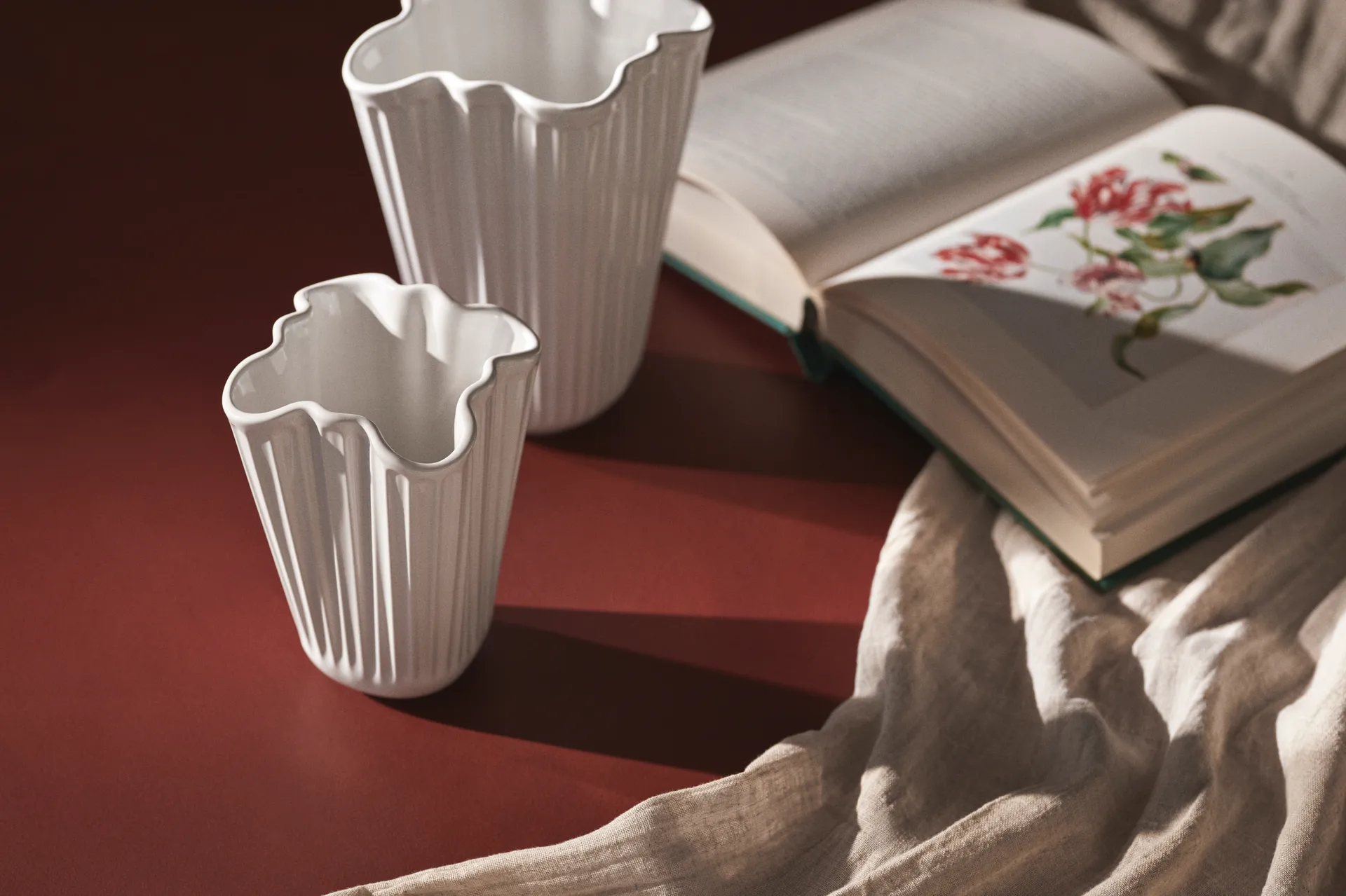 Hammershøi 花瓶 unfold, 白色的, 16,5 cm Kähler