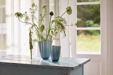 Hammershøi 花瓶 unfold - 蓝色, 16.5 cm - Kähler