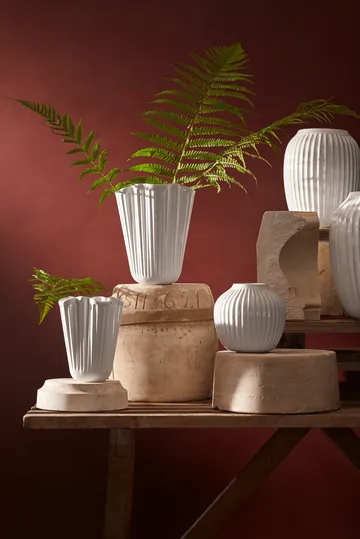 Hammershøi 花瓶 unfold - 白色的, 20,5 cm - Kähler