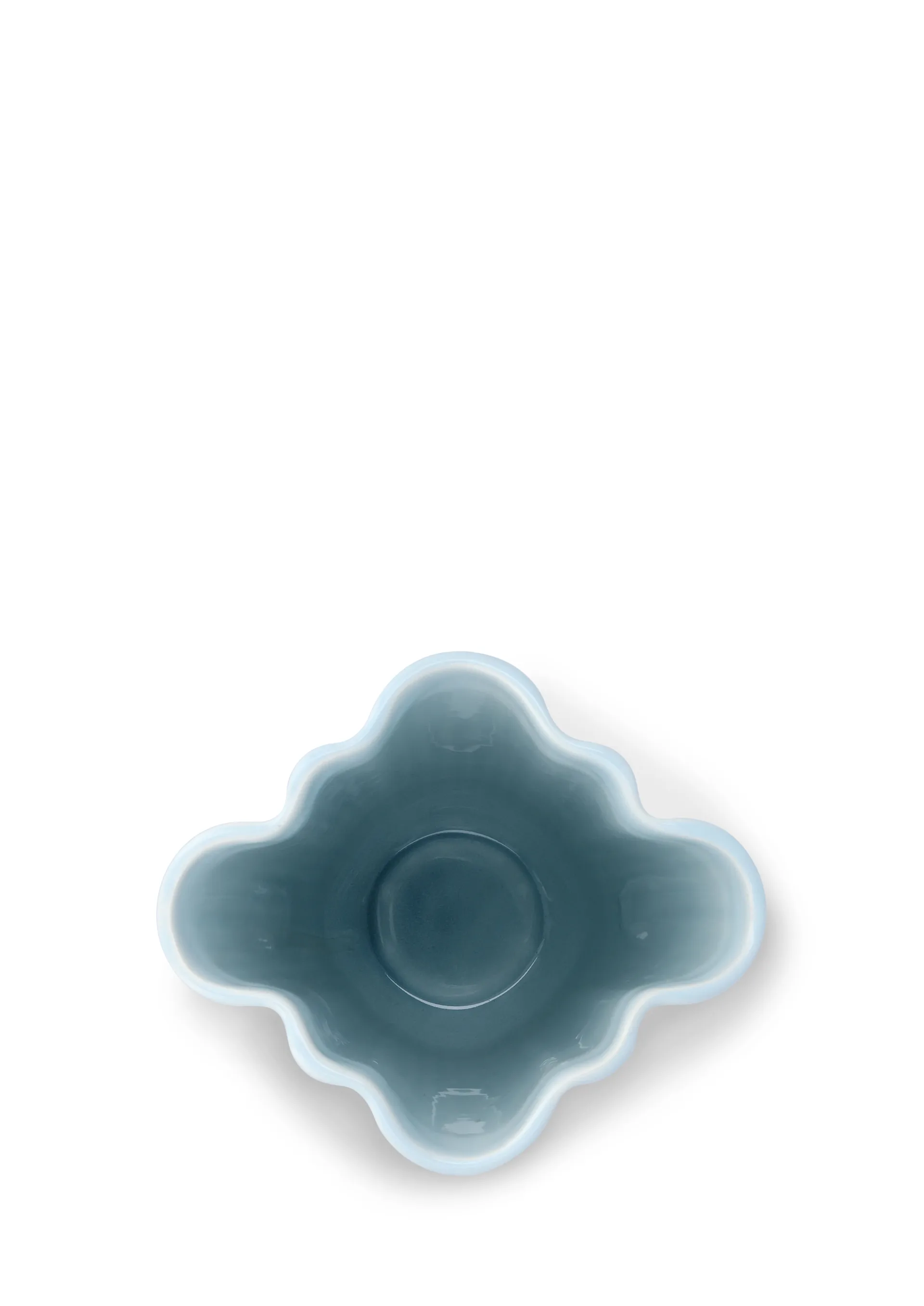 Hammershøi 花瓶 unfold, 蓝色, 20.5 cm Kähler