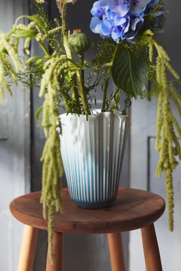 Hammershøi 花瓶 unfold - 蓝色, 20.5 cm - Kähler