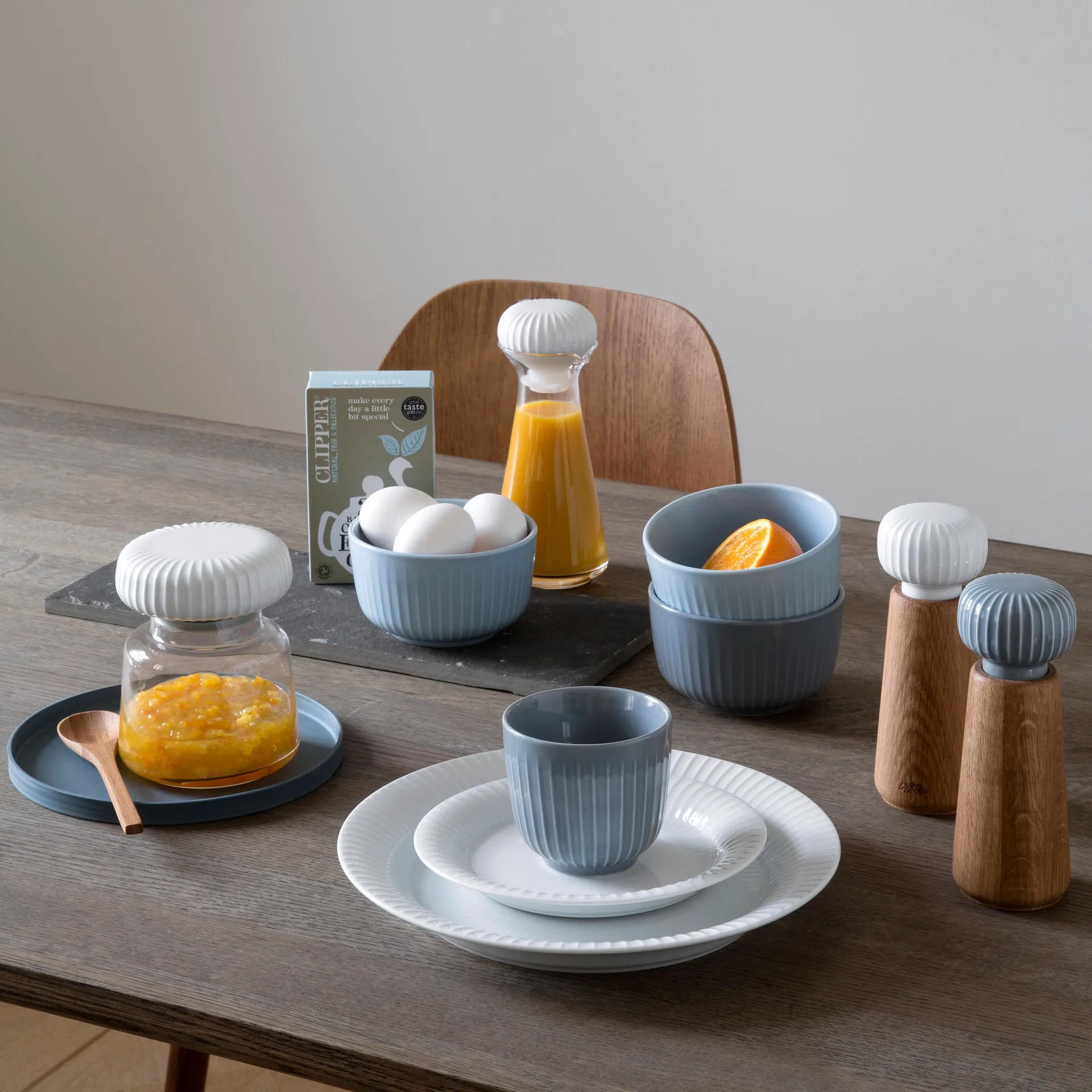 Hammershøi 盘子 white, Ø 19 cm Kähler