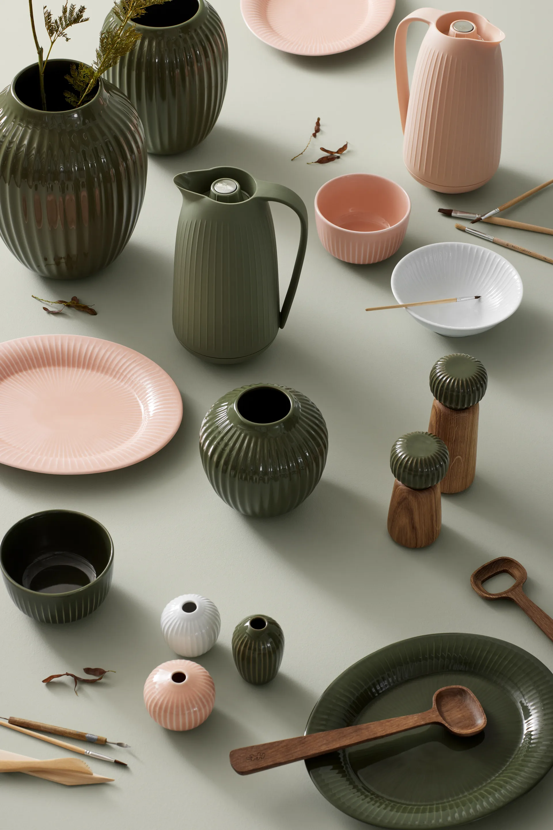 Hammershøi 调料研磨瓶 小, 深绿色 Kähler