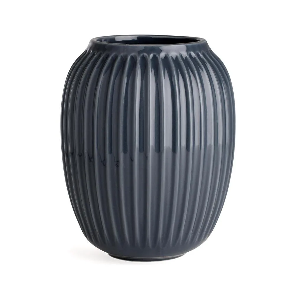 Hammershøi 中号花瓶, 深灰色 Kähler