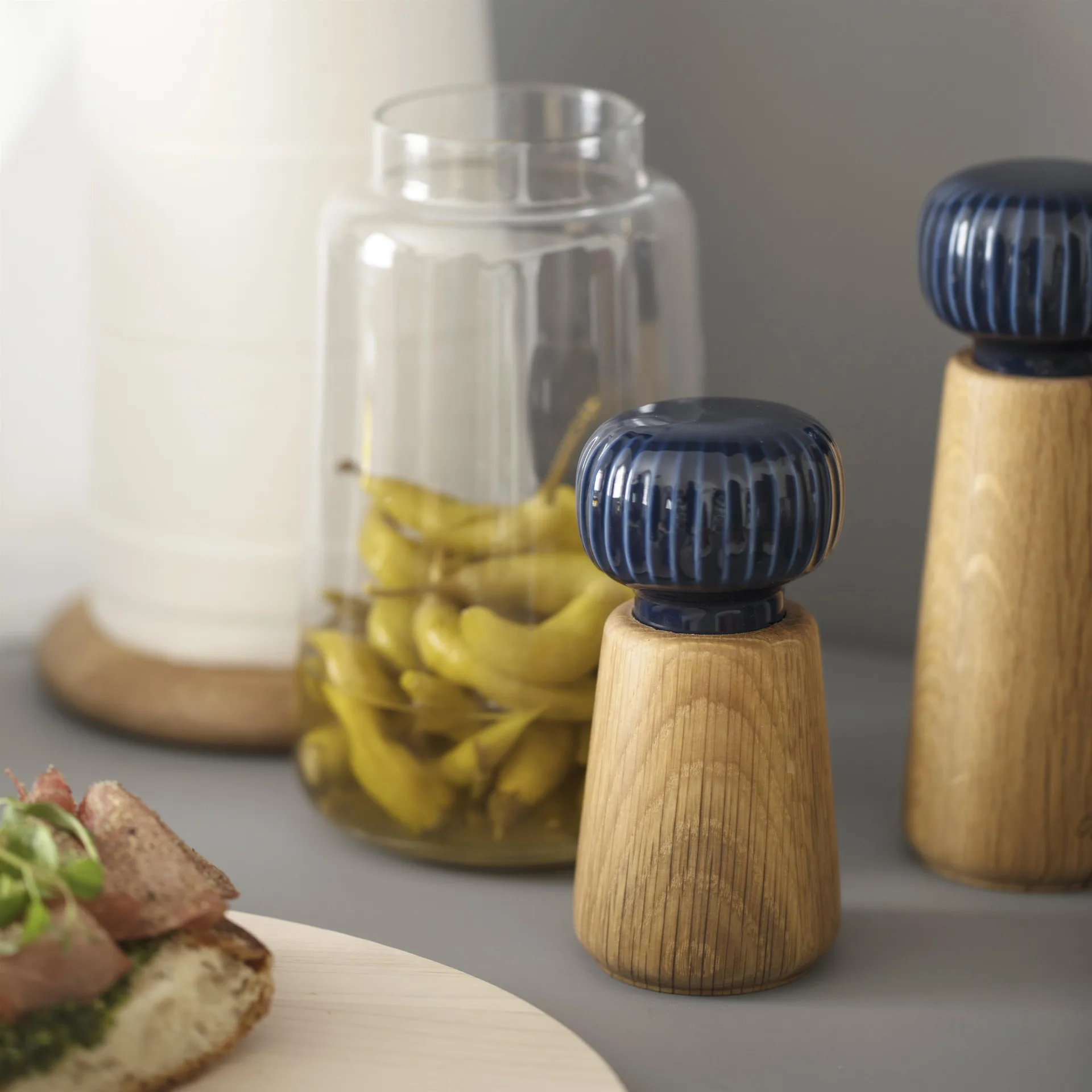 Hammershøi 调料研磨瓶 小, 靛蓝色 Kähler