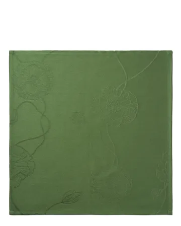 Hammershøi罂粟布艺餐巾45x45cm 4件装 - 绿色 - Kähler