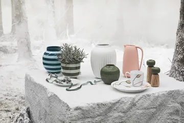 Kähler品牌Hammershøi系列大号陶瓷花瓶 - 白色 - Kähler