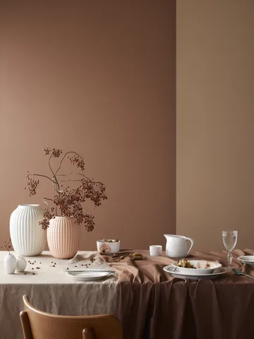 Kähler品牌Hammershøi系列大号陶瓷花瓶 - 白色 - Kähler