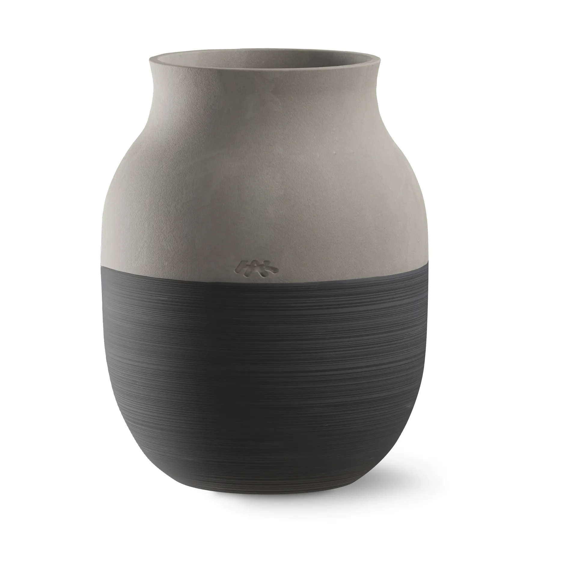 Omaggio Circulare 花瓶 H20cm, 无烟煤灰色 Kähler