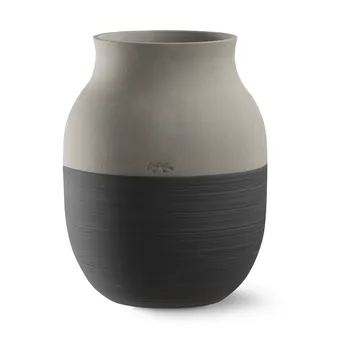 Omaggio Circulare 花瓶 H20cm - 无烟煤灰色 - Kähler