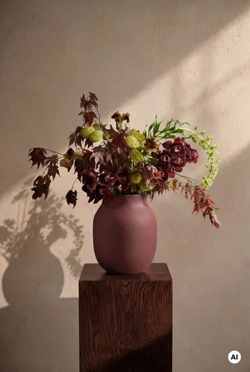 Studio Omaggio 花瓶 - 勃艮第红, 20cm - Kähler