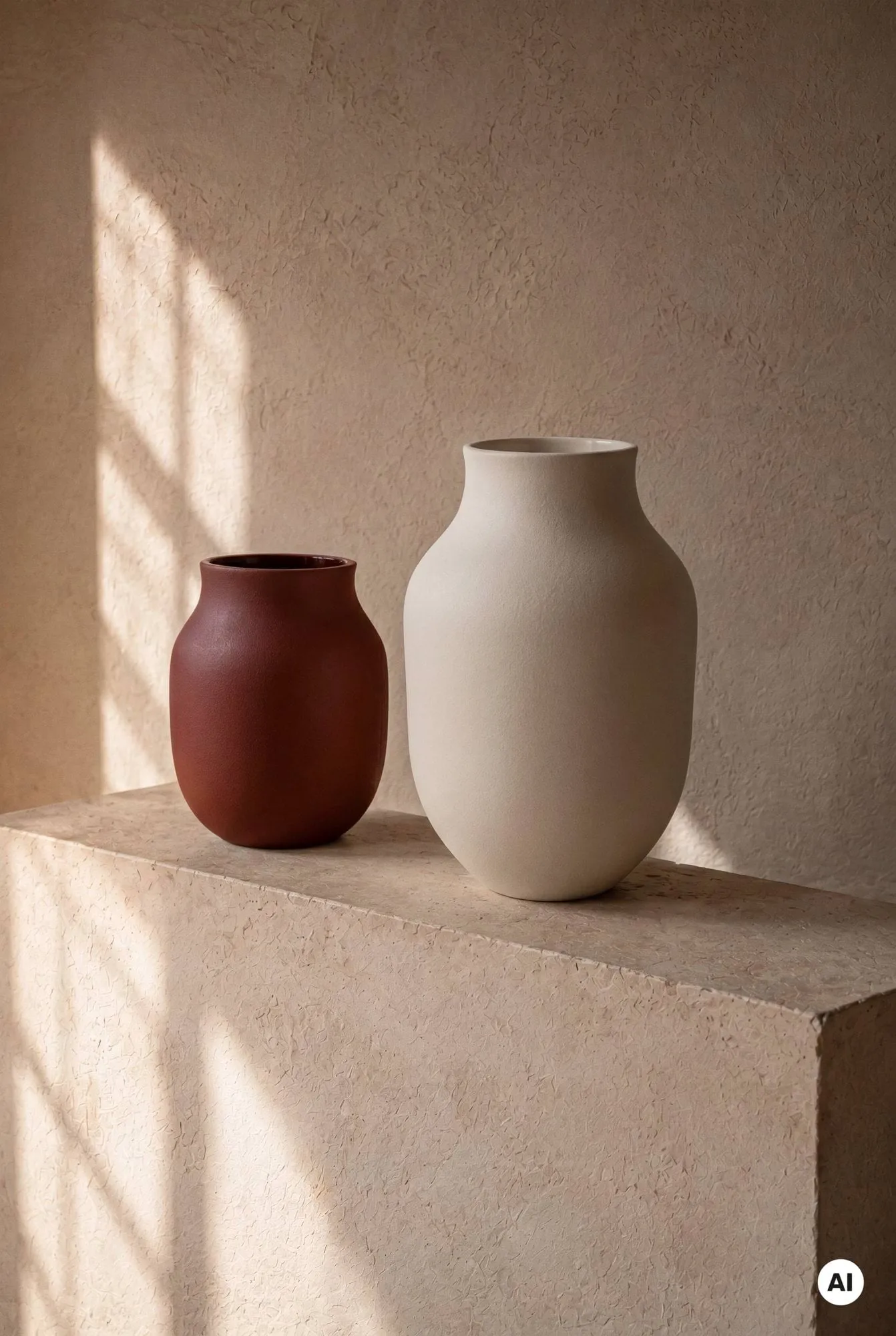 Studio Omaggio 花瓶, 勃艮第红, 20cm Kähler