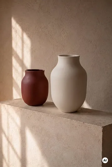 Studio Omaggio 花瓶 - 勃艮第红, 20cm - Kähler