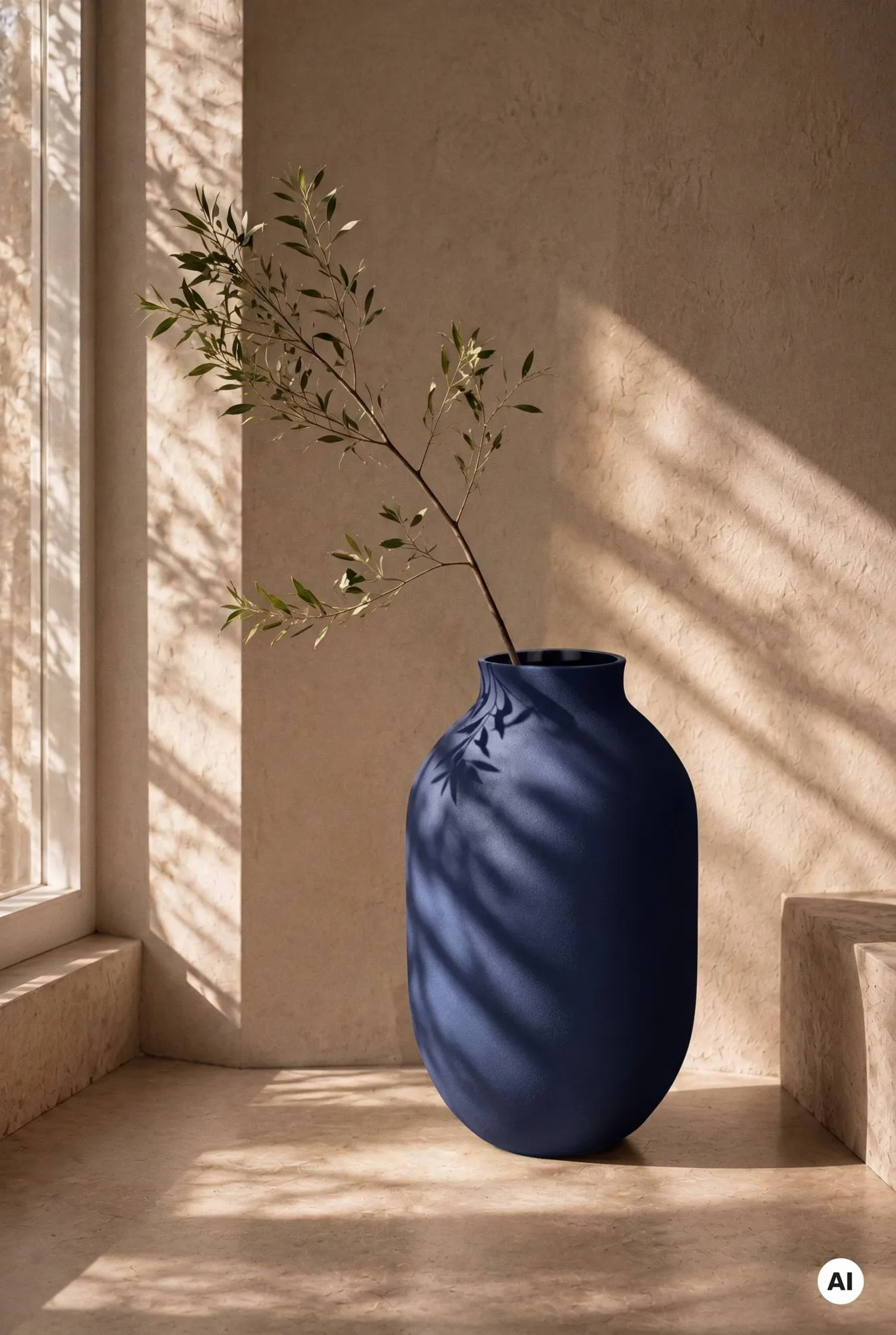 Studio Omaggio 花瓶, 蓝色，50cm Kähler