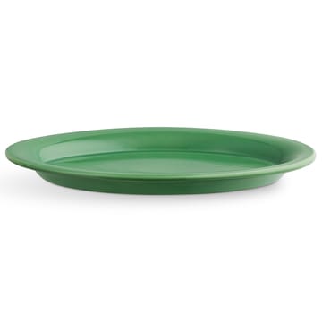 Ursula oval 盘子 22x33 cm - dark green - Kähler
