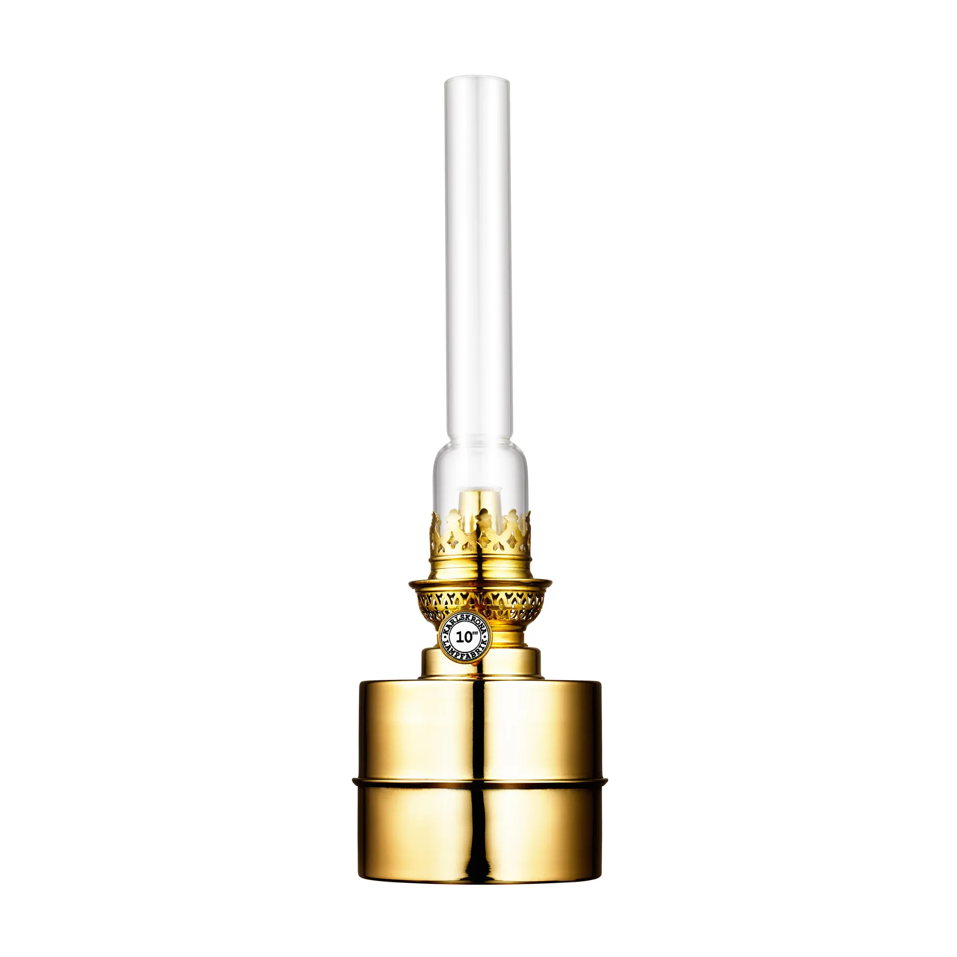 Flaggskär paraffin 灯, brass Karlskrona Lampfabrik