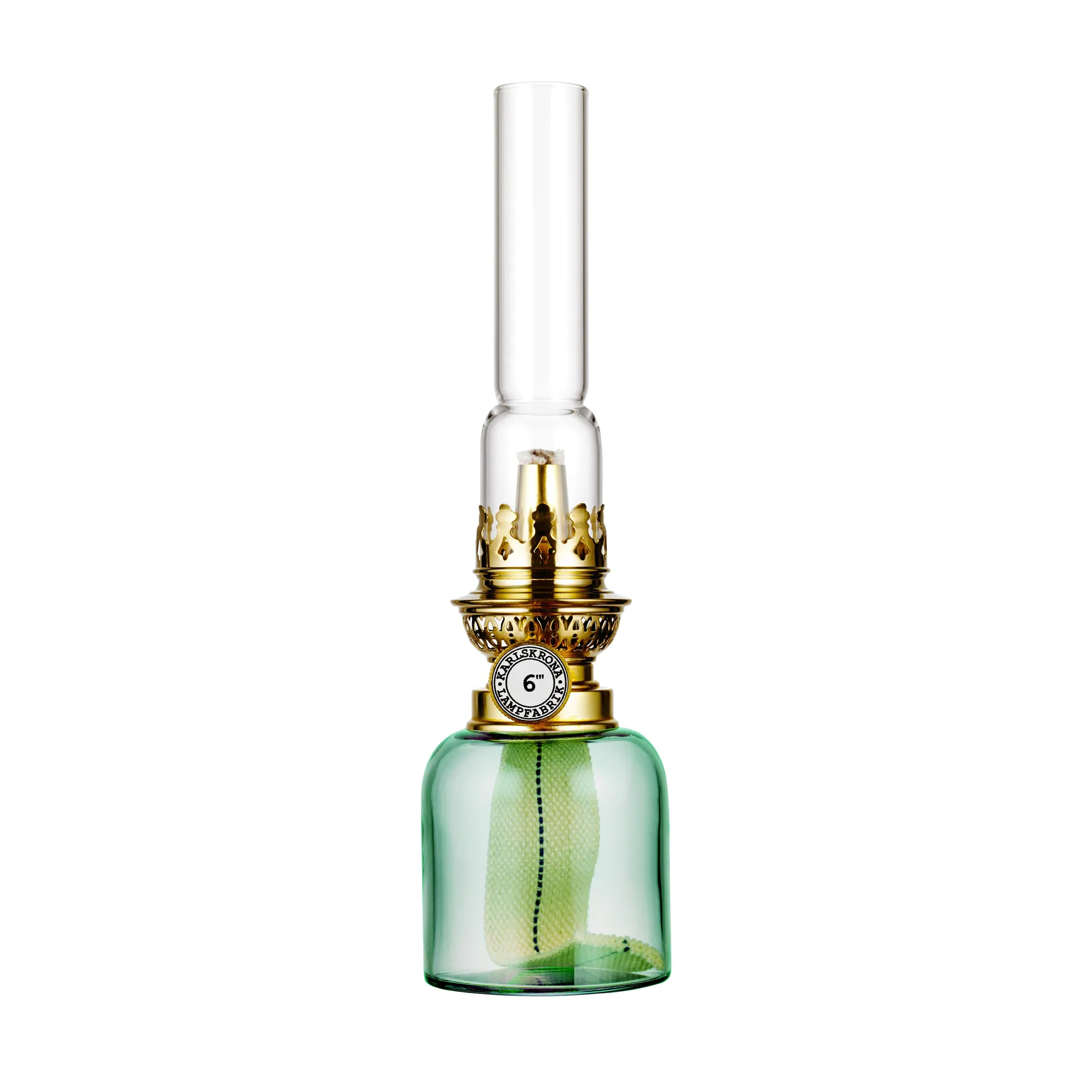 Koholmen paraffin 灯, jade 绿色 Karlskrona Lampfabrik
