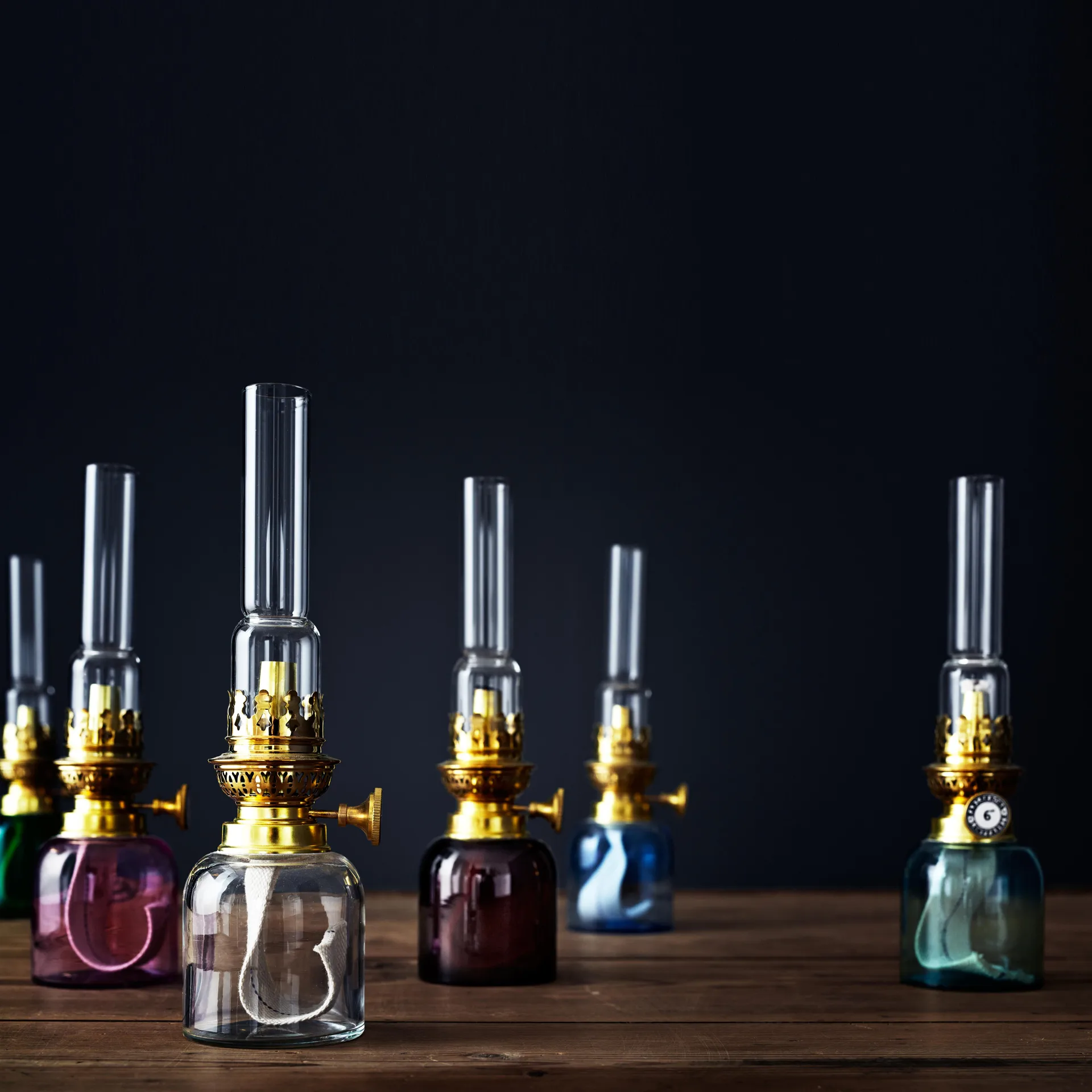 Koholmen paraffin 灯, jade 绿色 Karlskrona Lampfabrik