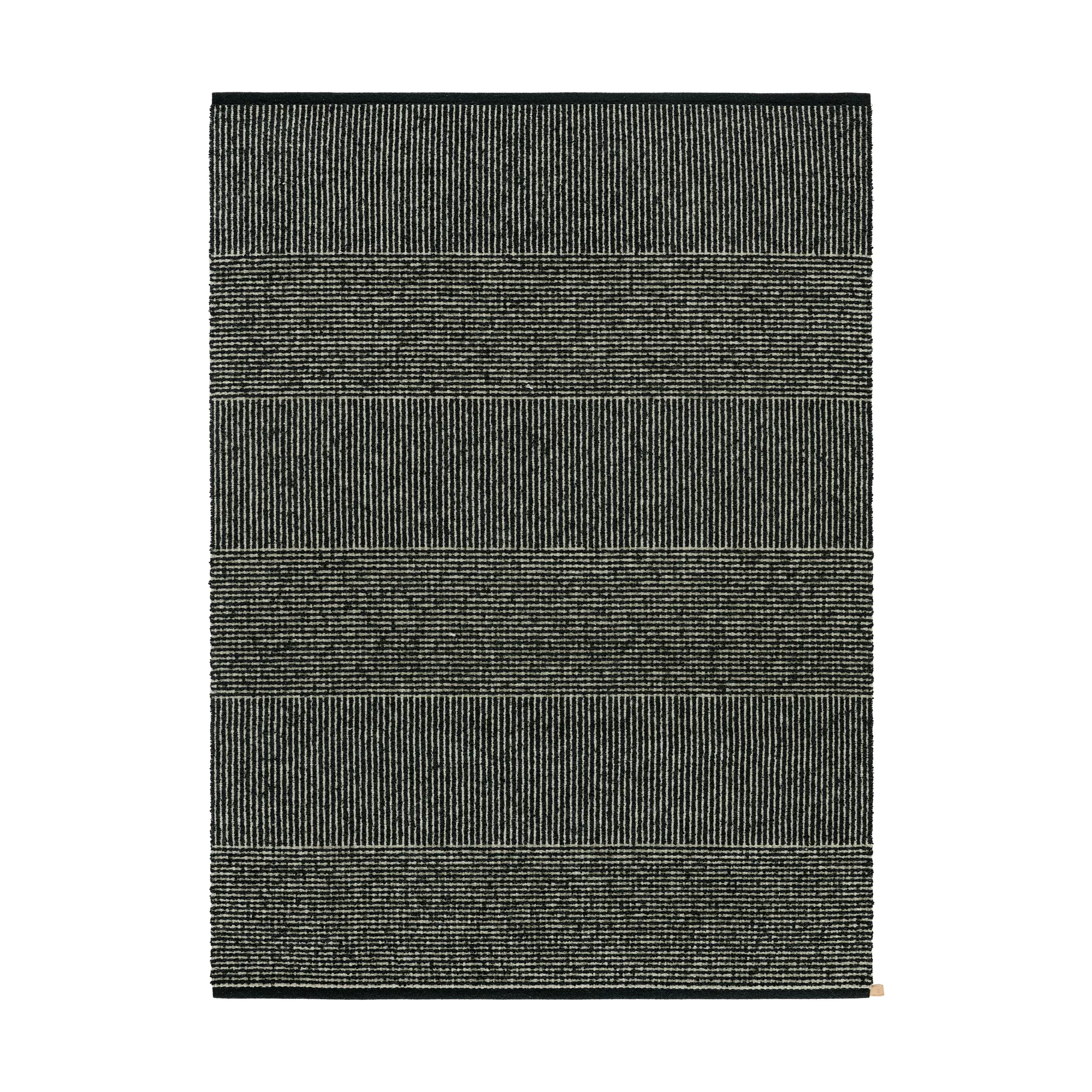 Fasad Duo 地垫, 纯黑浅灰501号_170x240cm Kasthall