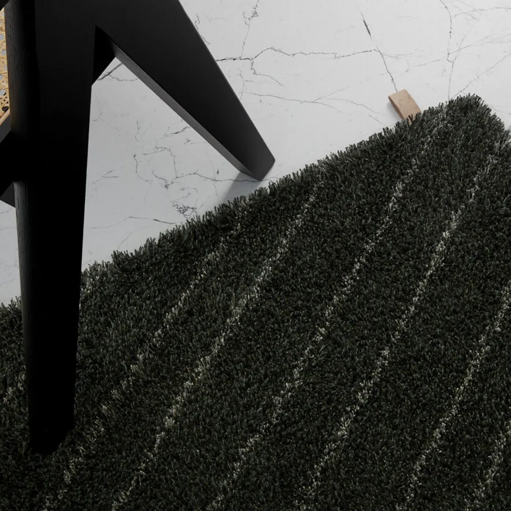 Naomi 地毯, 黑色 bean 200x300 cm Kasthall