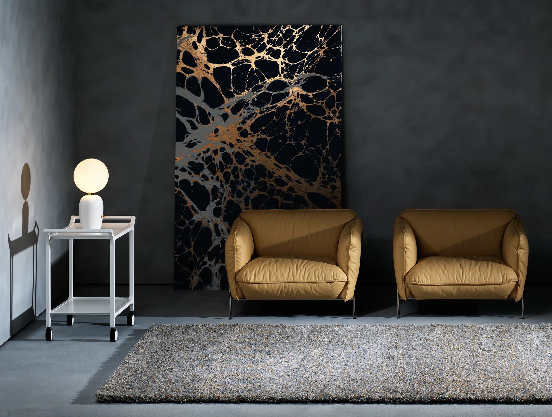 Tekla地毯170x240cm, 冰焦糖色 Kasthall