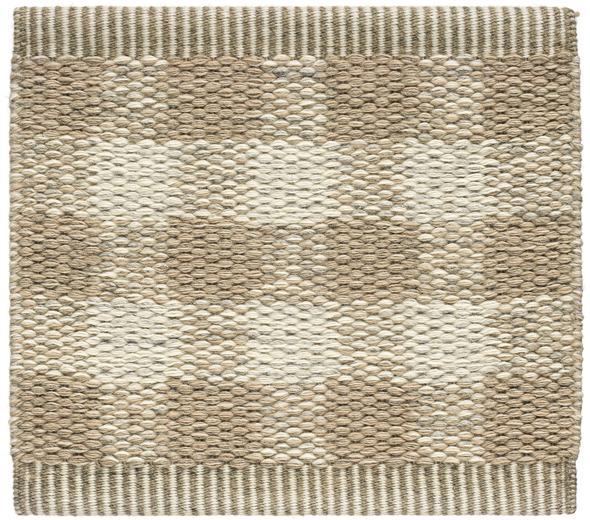 Vichy 地毯85x240cm, 香草色/淡奶油色 Coconut 884 Kasthall