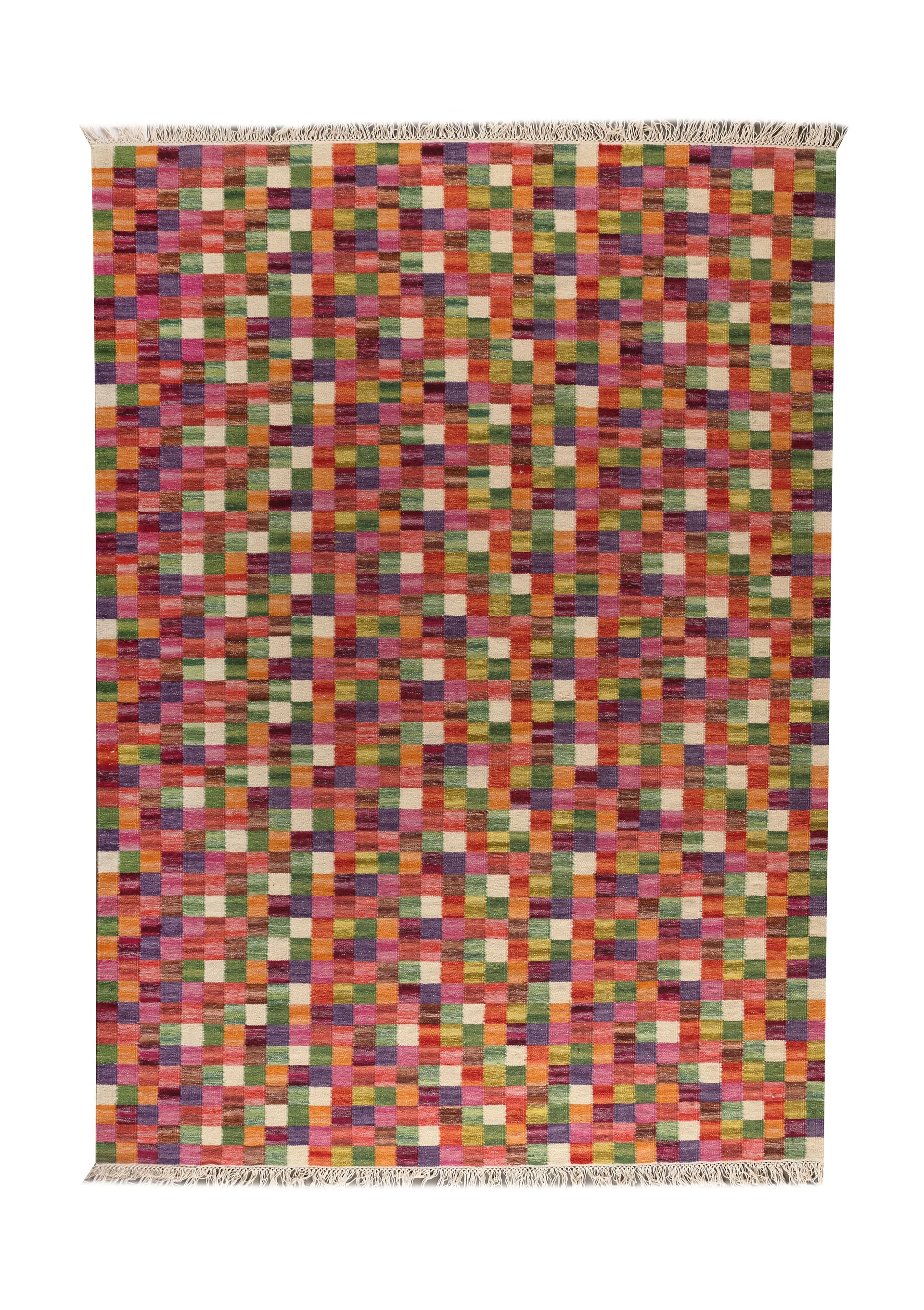 小号多色手工编织地毯, 240x170 Kateha