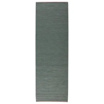 Allium 走廊地毯80x250cm - 哑光绿色 - Kateha
