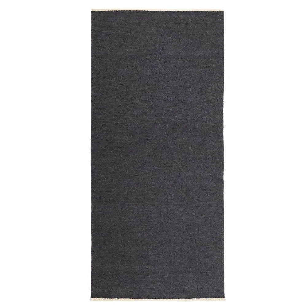 Allium 走廊地毯80x250cm, 近黑色 Kateha